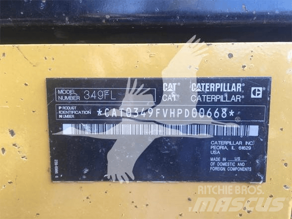 CAT 349FL Bandgrävare