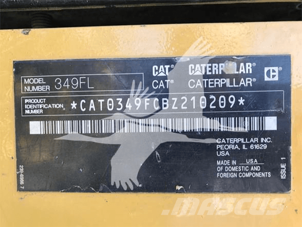 CAT 349FL Bandgrävare