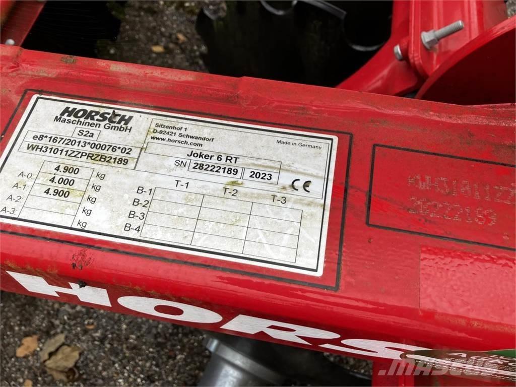 Horsch Joker 6 RT Tallriksredskap