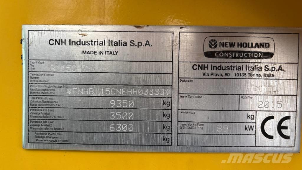 New Holland B 115 C Grävlastare