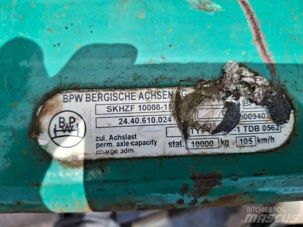 BPW SKHZF 10008-15 Hjulaxlar