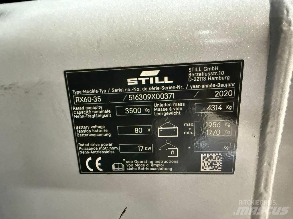 Still RX 60-35 Elmotviktstruckar