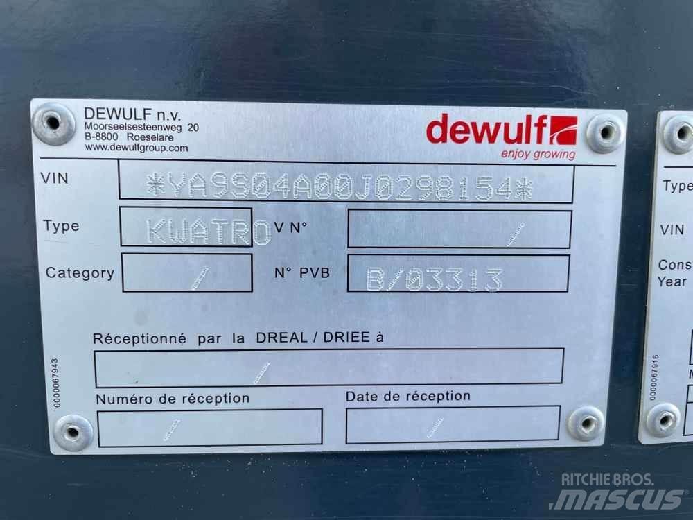 Dewulf KWATRO Lantbruk - Övrigt