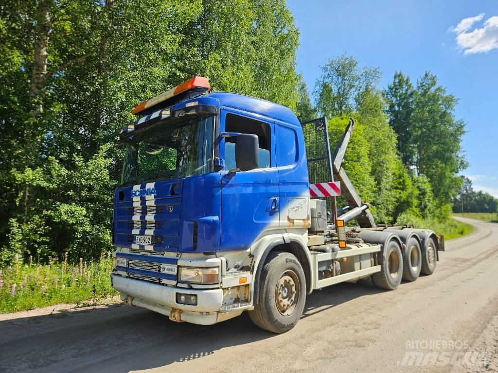 Scania 164 G 480 Lastväxlare/Krokbilar