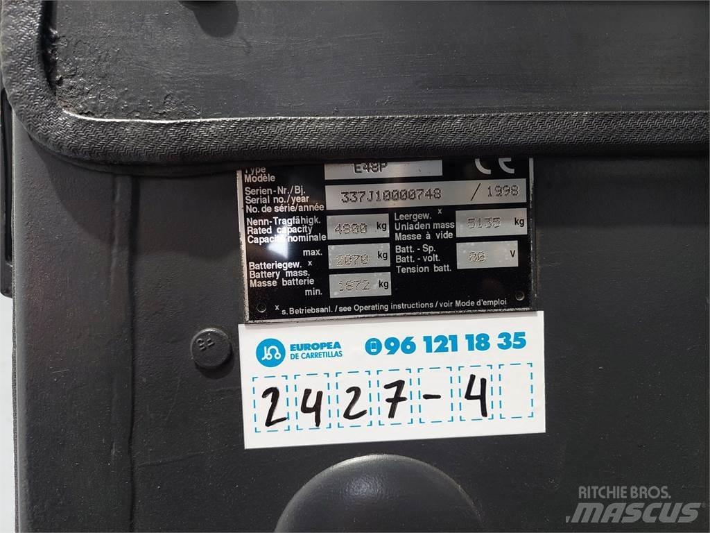 Linde E48P Elmotviktstruckar