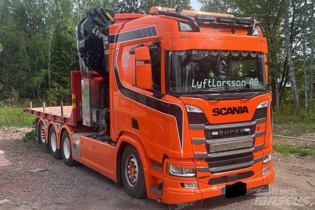 Scania R 500 Kranbilar