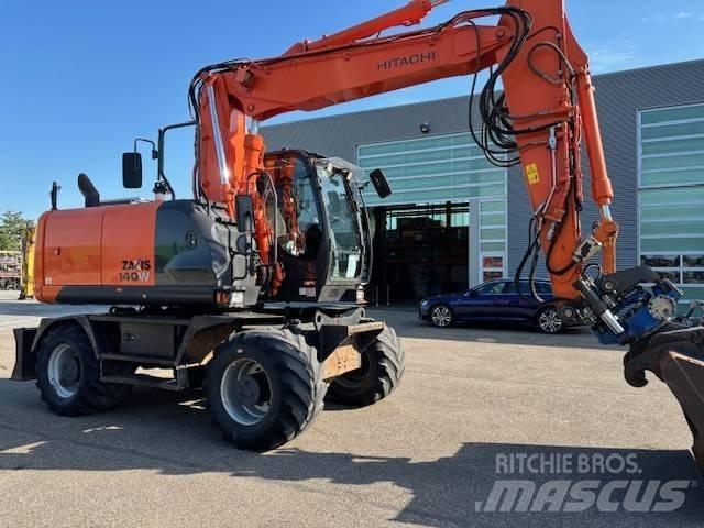 Hitachi ZX 140 W-5 Hjulgrävare