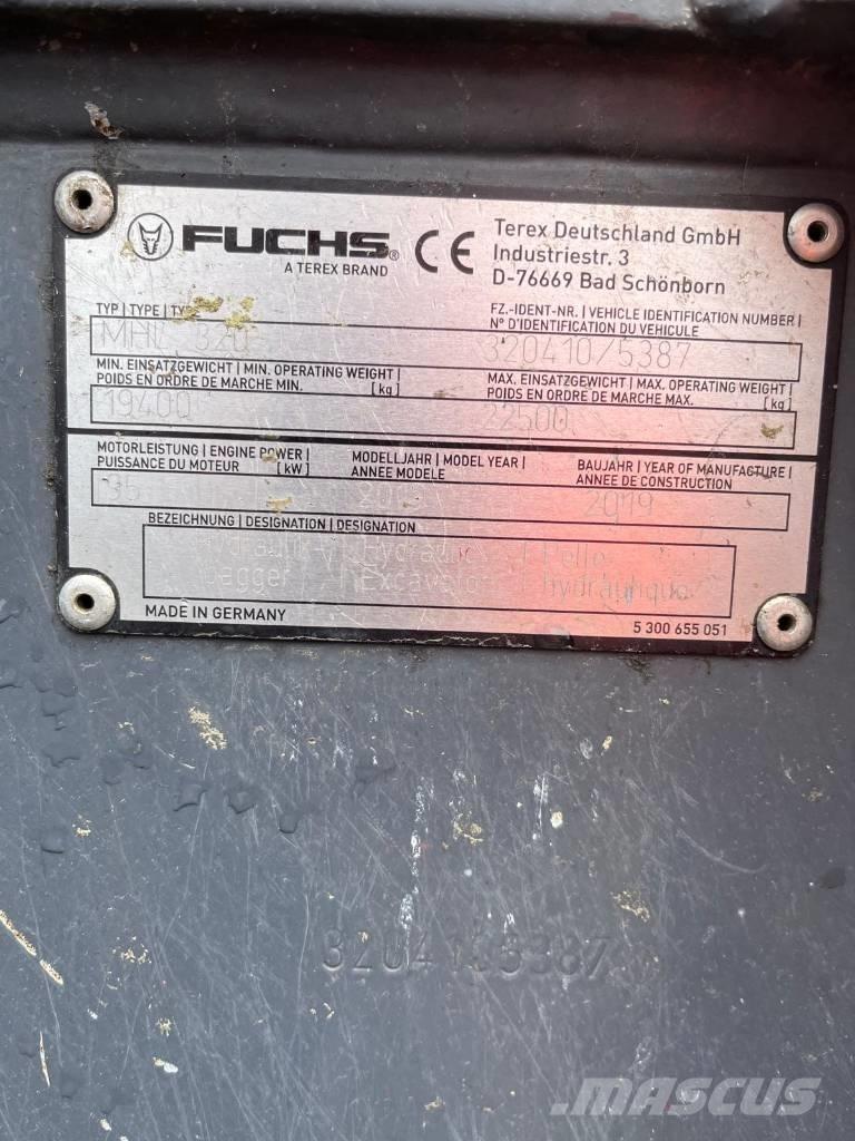 Terex Fuchs MHL320 Materialhantering - Övriga