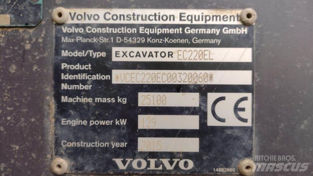 Volvo EC220EL Bandgrävare