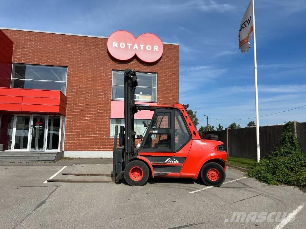 Linde H 80 D 900 Dieselmotviktstruckar