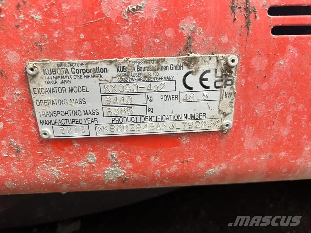 Kubota KX 808-4 A2 Minigrävare < 7t