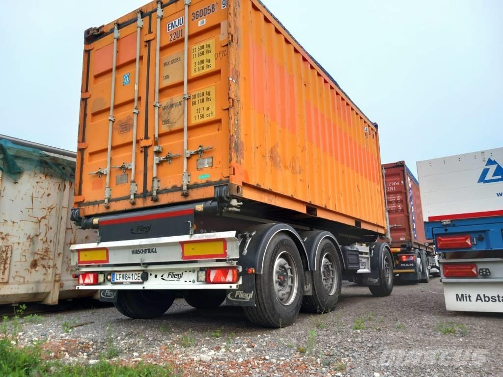 Fliegl DPS 240 Växelflak-/Containersläp
