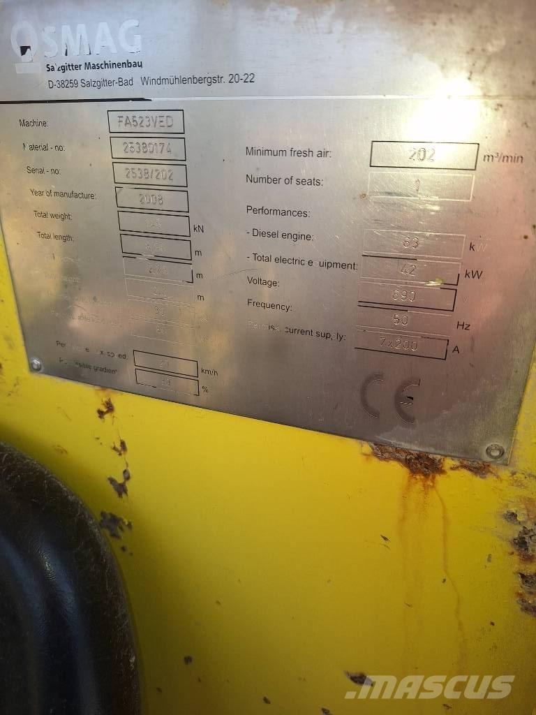 Nordmeyer SMAG FA523 Övrig gruvutrustning