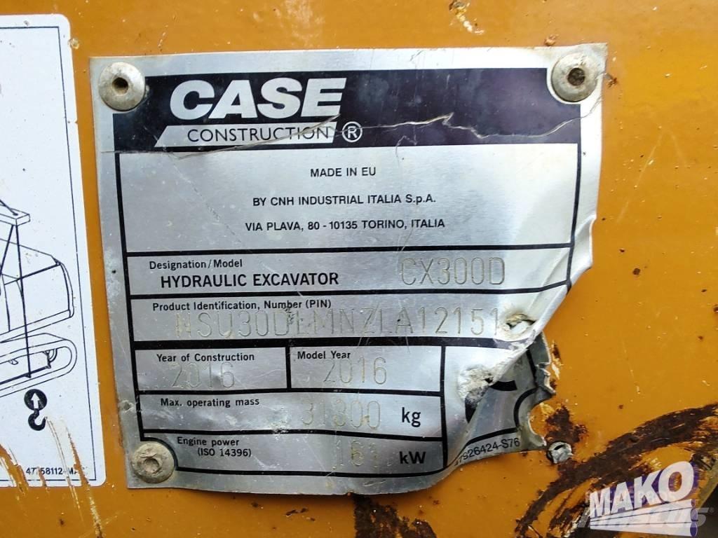 CASE CX 300 D Bandgrävare