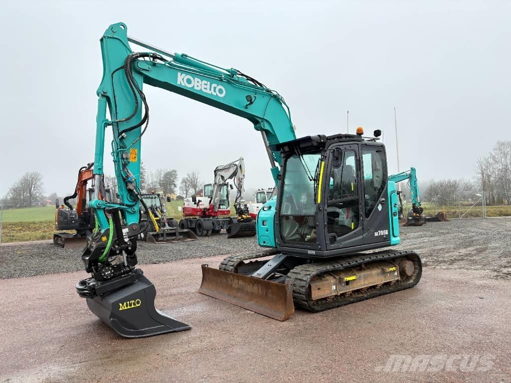 Kobelco SK75SR-7 Midigrävmaskiner 7t - 12t
