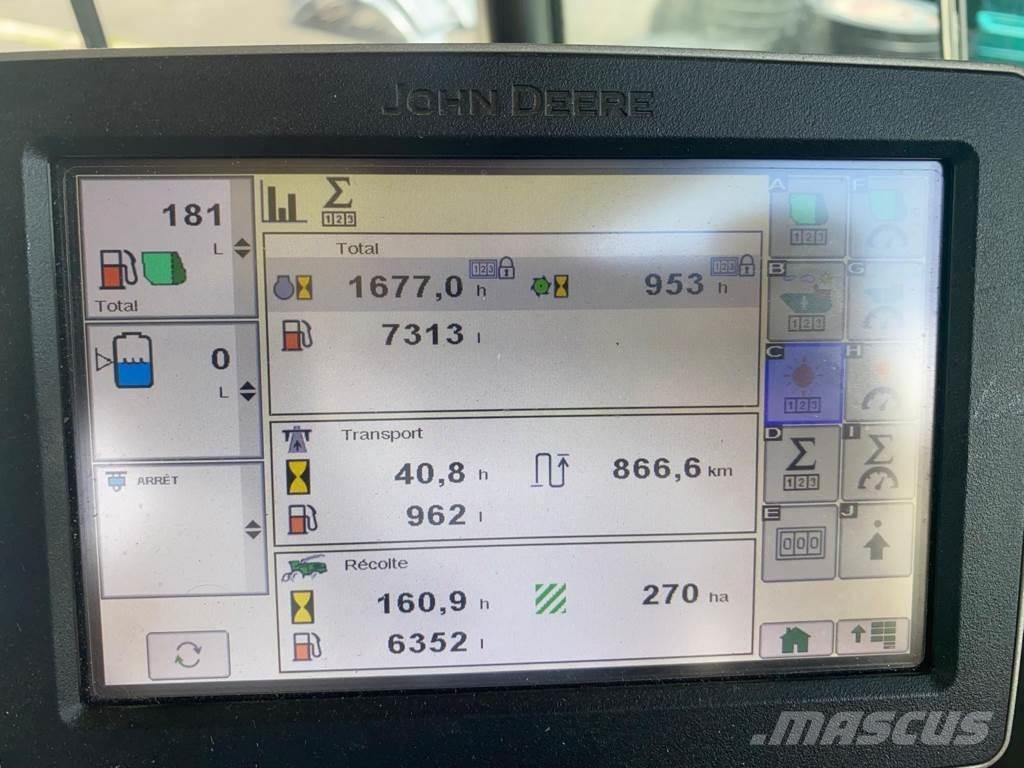 John Deere 8200 Fälthackar