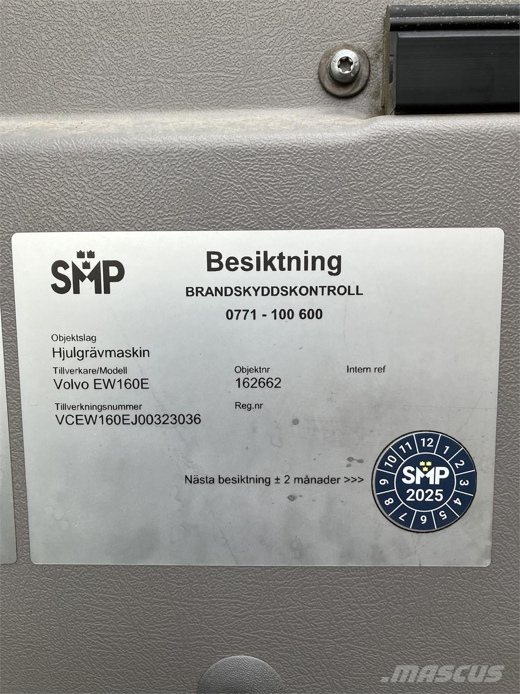Volvo EW 160 E Hjulgrävare