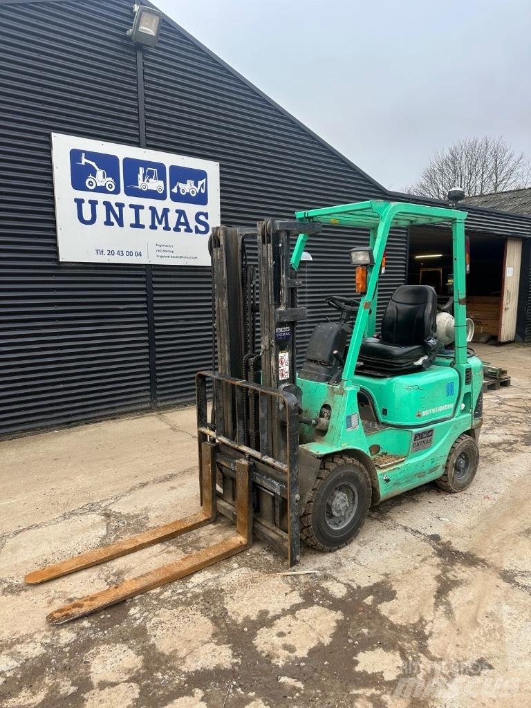 Mitsubishi FG18 Gasolmotviktstruckar