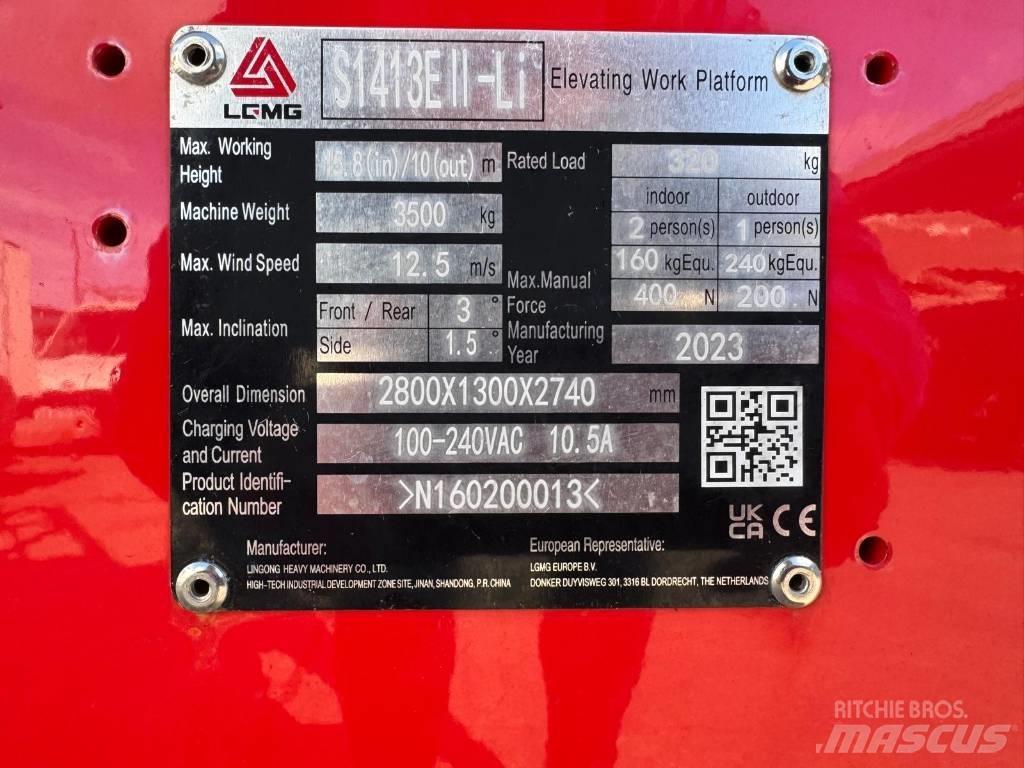LGMG S 1413 EII Saxliftar
