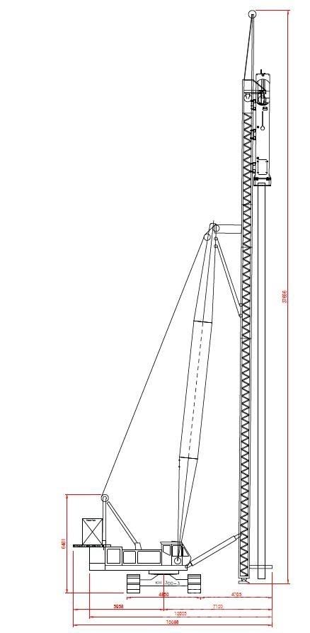 Hitachi KH300-3 PD Bangående Kranar