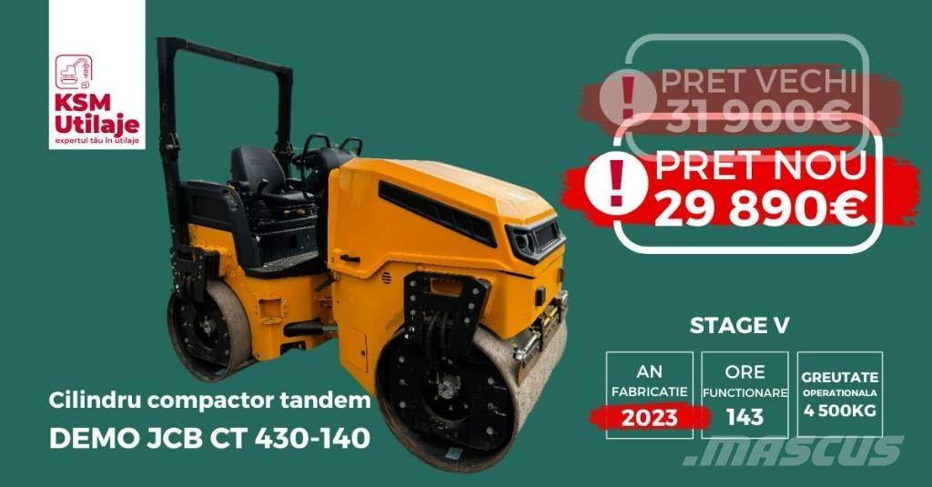 JCB CT430-140 Tvåvalsvältar