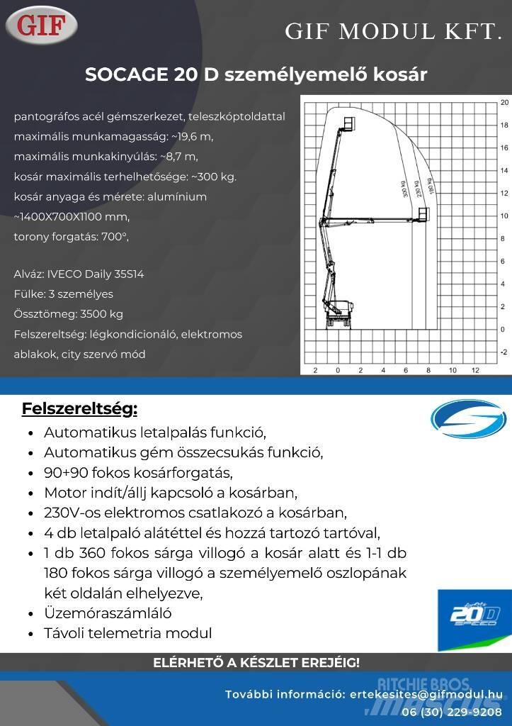 Socage 20D Personhissar och andra hissar