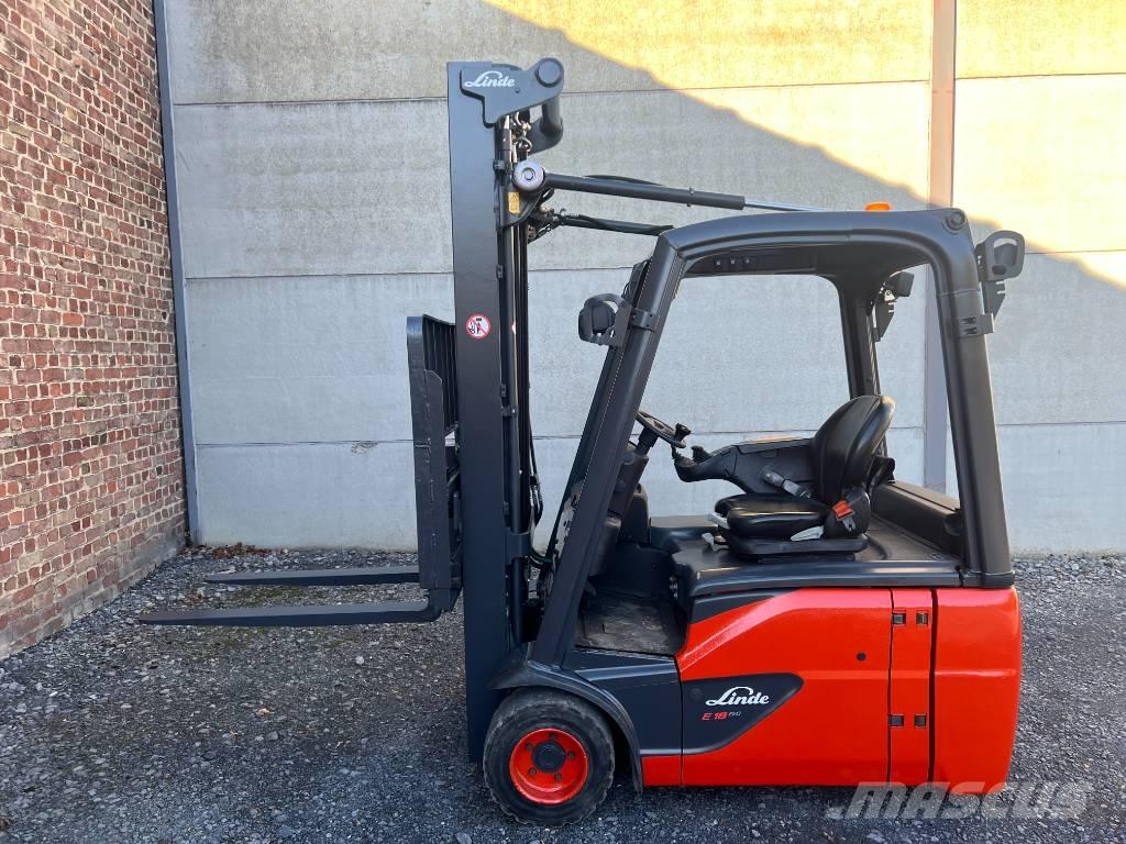 Linde E18-02 EVO Elmotviktstruckar