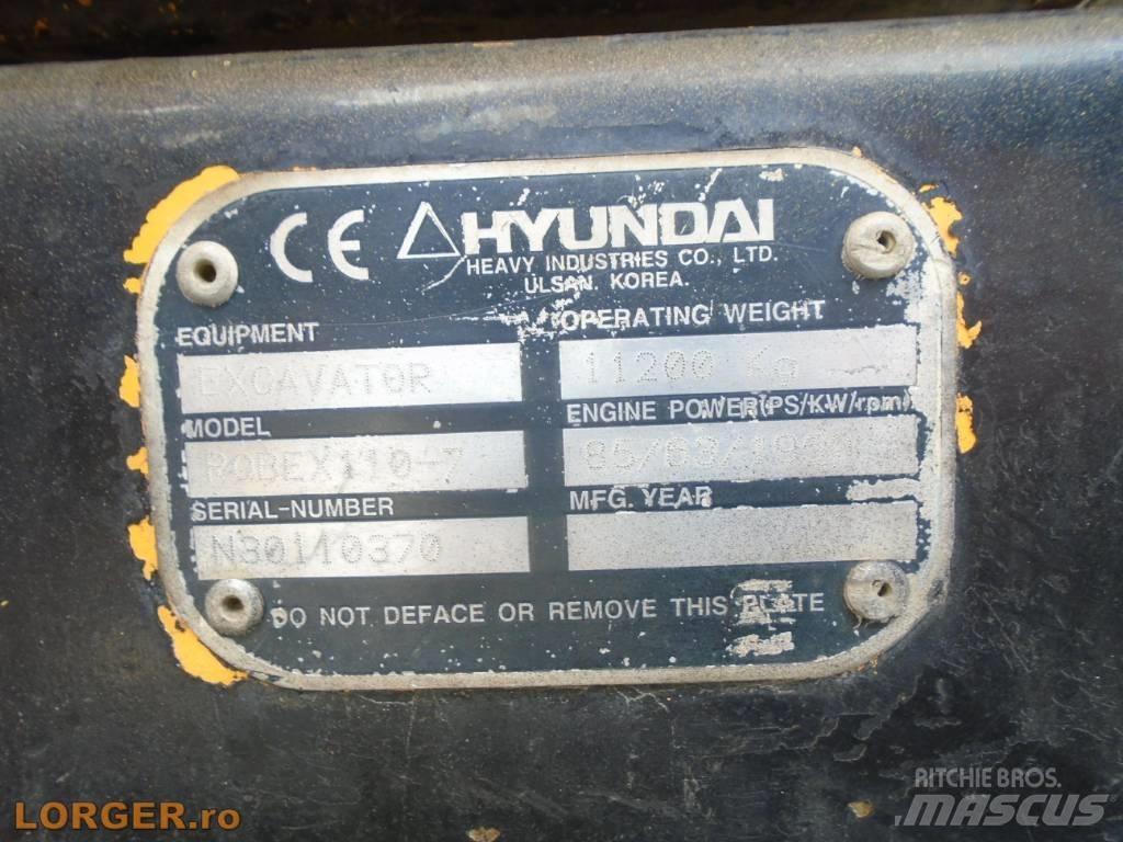 Hyundai Robex 110-7 Bandgrävare