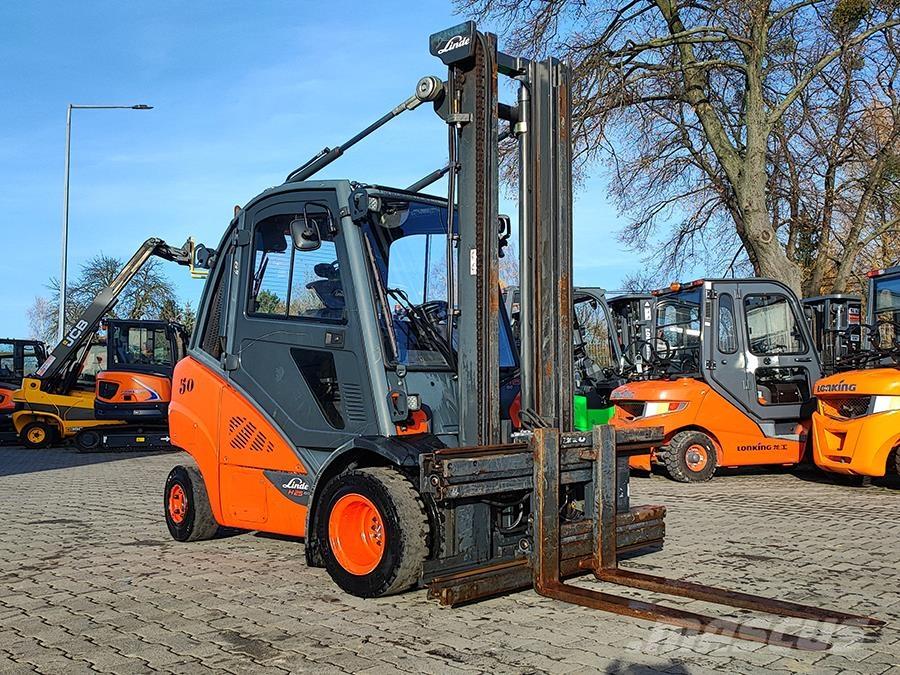 Linde H25T-02/600 Gasolmotviktstruckar