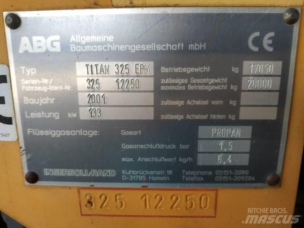 ABG Titan 325 EPM Asfaltsläggningsmaskiner