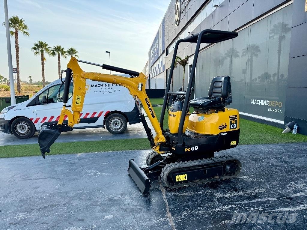 Komatsu PC 09-1 Minigrävare < 7t
