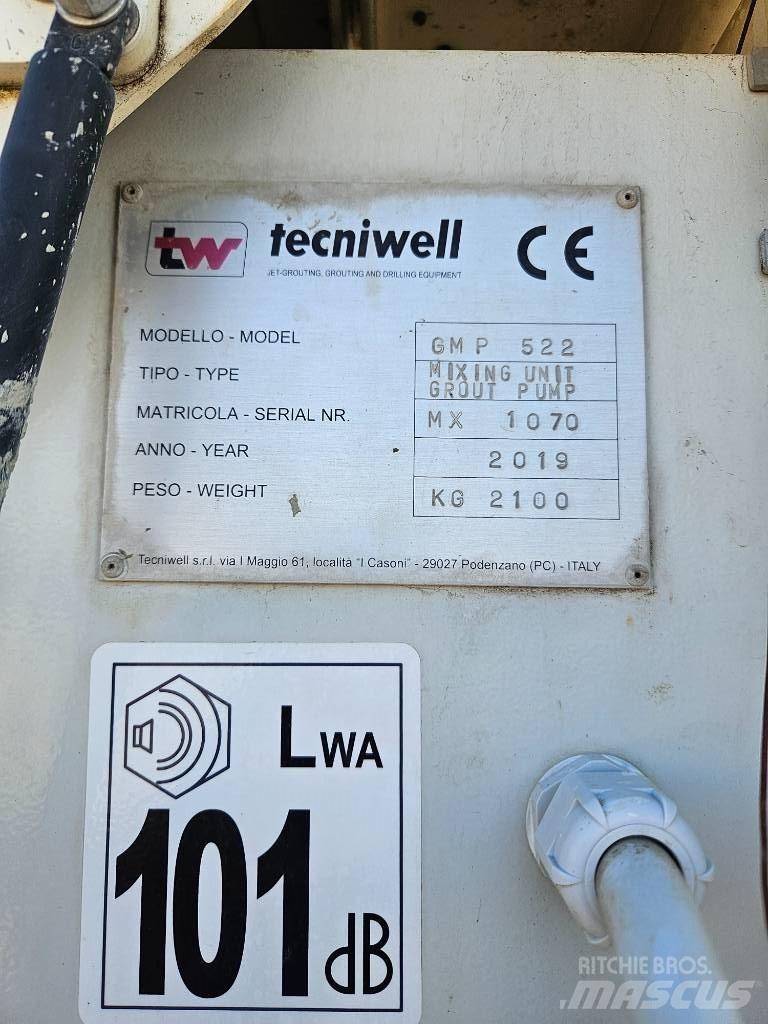  Tecniwell   GMP522 Betong-/bruksblandare