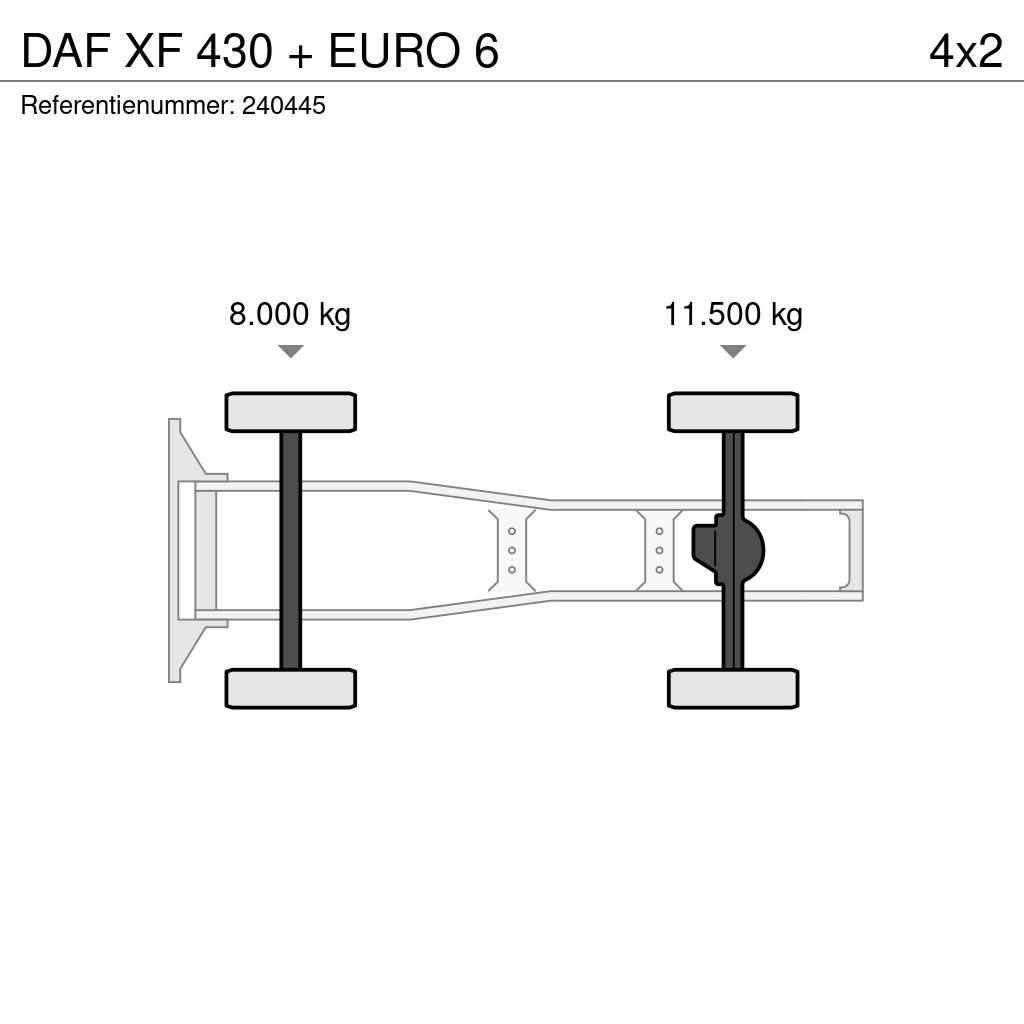 DAF XF 430 + EURO 6 Dragbilar