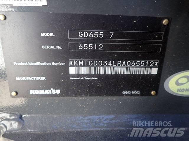 Komatsu GD655-7 Väghyvlar