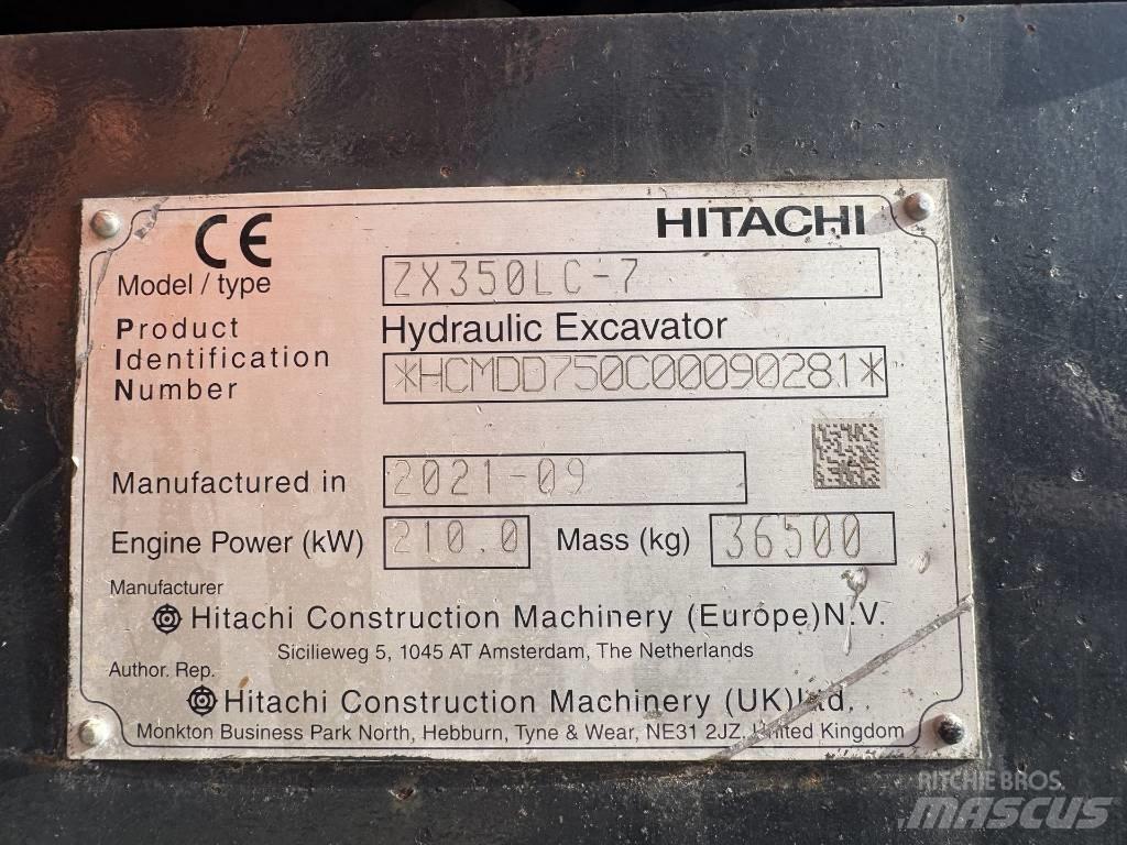 Hitachi ZX 350 LC-7 Bandgrävare