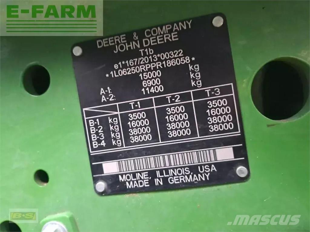 John Deere 6r250 Traktorer