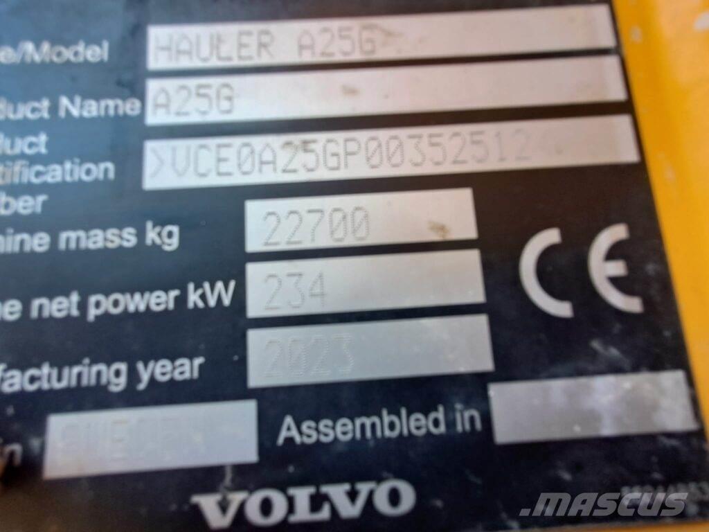 Volvo A25G Midjestyrd dumper