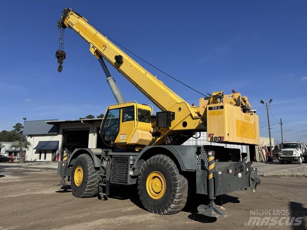 Grove RT 880 E Terrängkranar (Grov terräng)