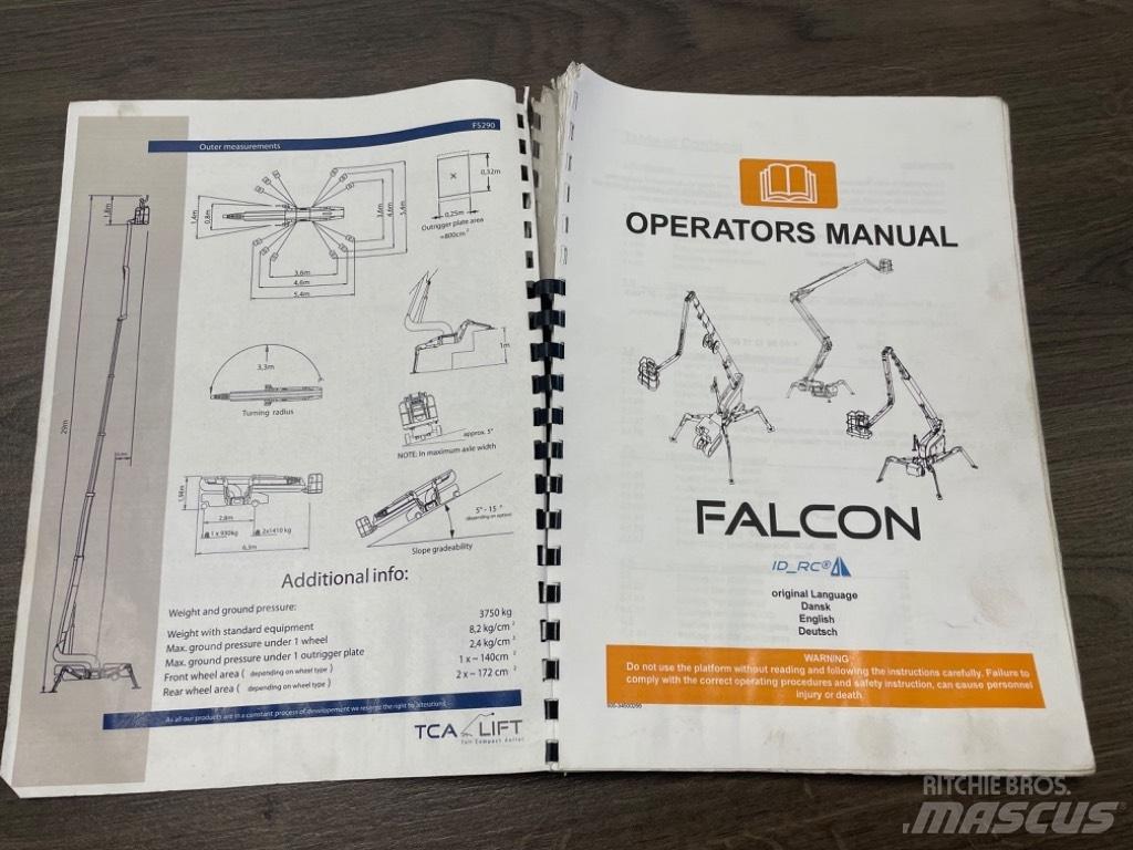 Falcon Spider FS 290 Teleskop bomliftar