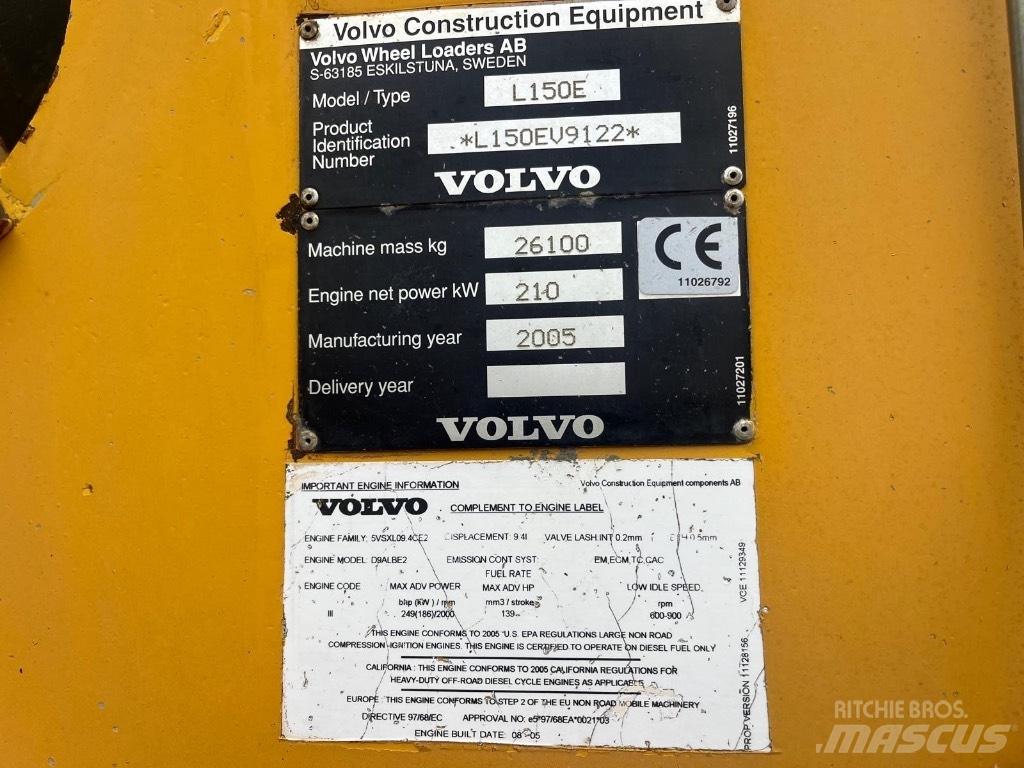 Volvo L 150 E Hjullastare