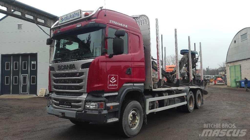 Scania R410 Timmerbilar