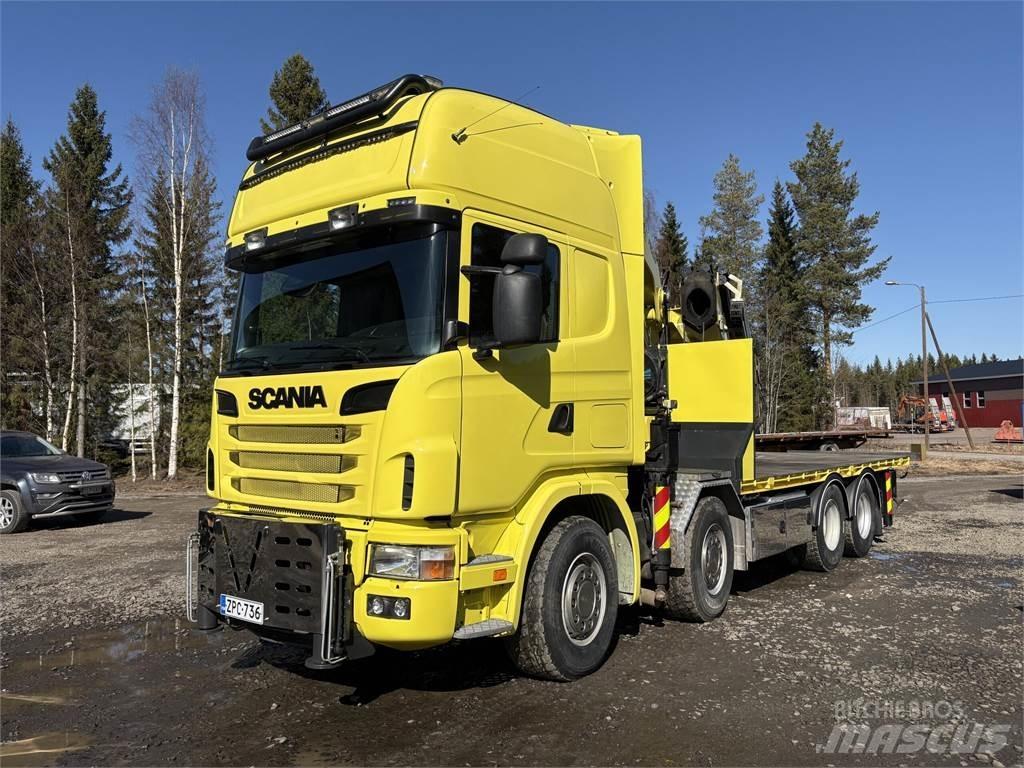 Scania R164G 8*4 Kranbilar