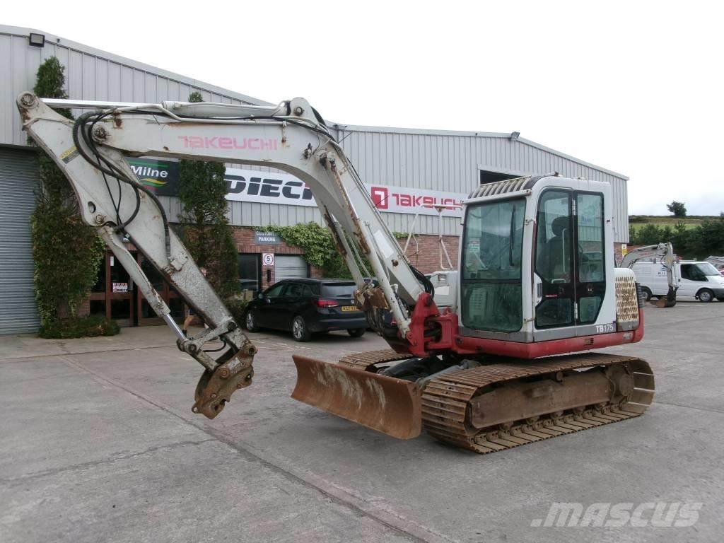 Takeuchi TB 175 Midigrävmaskiner 7t - 12t