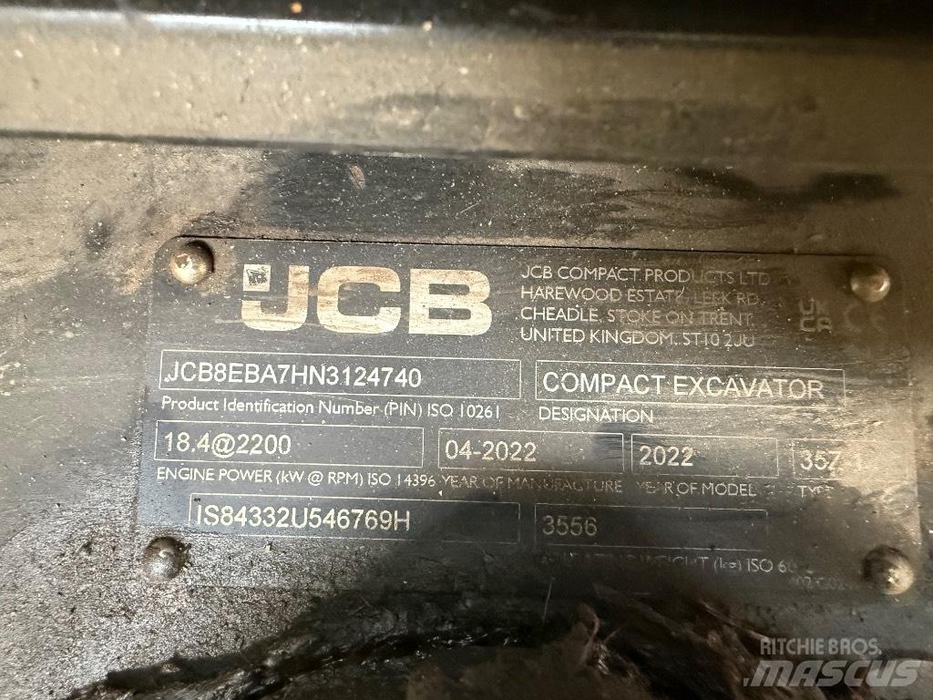JCB 35Z-1 Minigrävare < 7t