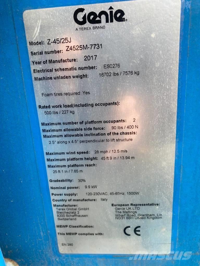 Genie Z 45/25 J BI Bomliftar