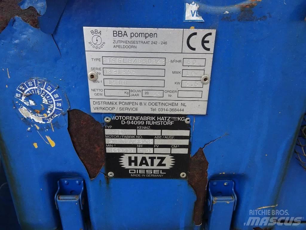 BBA EISELE BSD942H Vattenpumpar