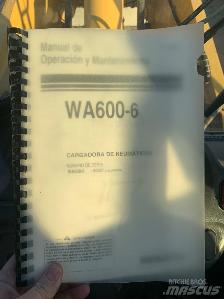 Komatsu Wa600-6 Hjullastare