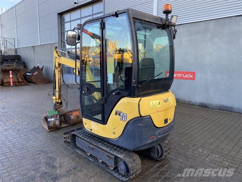 Yanmar SV18 Hjulgrävare