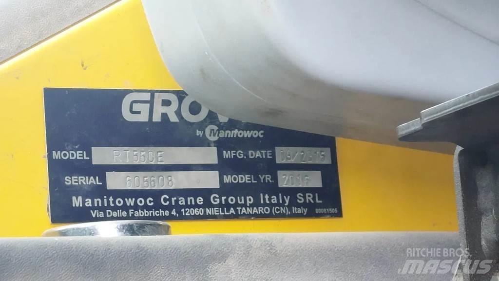 Grove RT 550E Terrängkranar (Grov terräng)