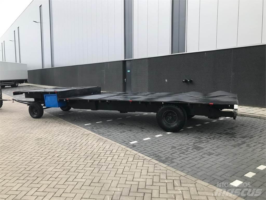  Platte wagen Djurtransportsläp